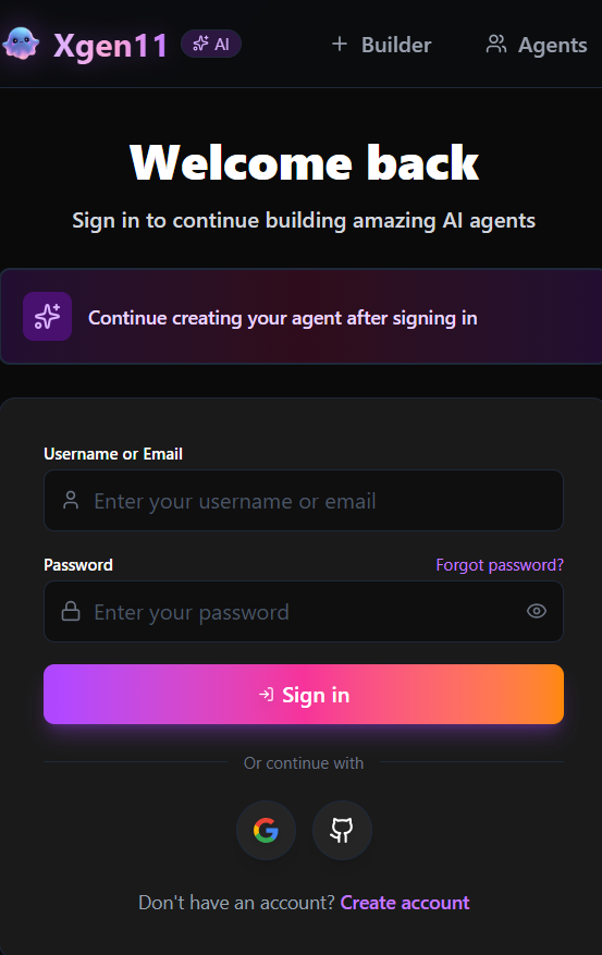Project mobile screen